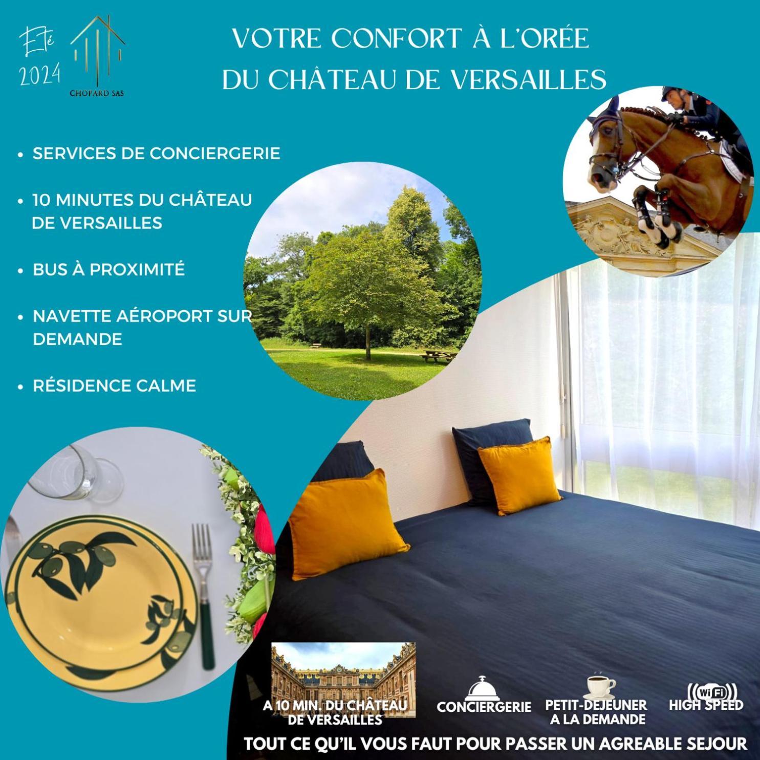 Sejour A 10 Minutes Du Chateau De Versailles Et 20 Minutes De Roland-Garros- Votre Suite Avec Lit King Size Le Chesnay  Bagian luar foto
